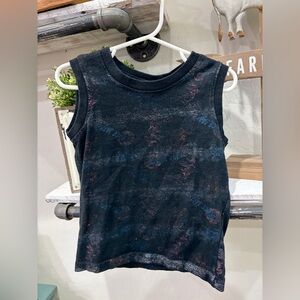 Kids Black and Blue Tank Top